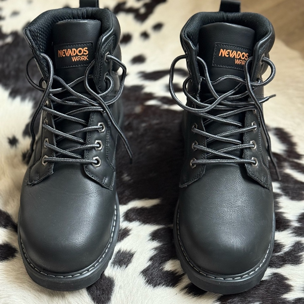 Nevados Work Men's Black Combat Boots